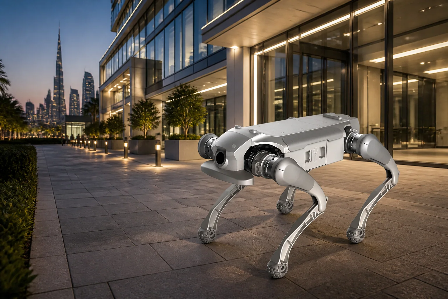Security Patrol Robots with a verified HENSUNG robot in its operating environment
