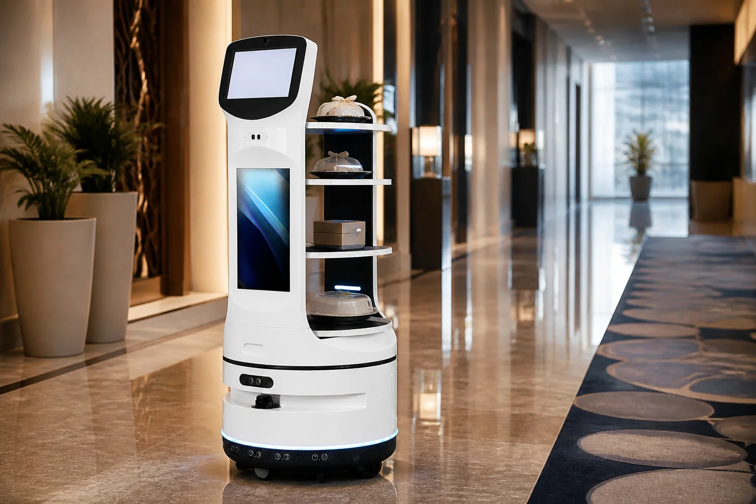 Smart Delivery Robots with a verified HENSUNG robot in its operating environment